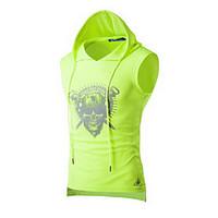 mens casualdaily simple active summer tank top animal print shirt coll ...