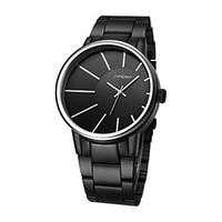 Men\'s Fashion Watch Quartz Alloy Band Black