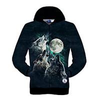 mens casualdaily sexy cute regular hoodiesprint multi color round neck ...