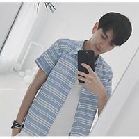 mens other casual vintage street chic t shirt solid striped check clas ...