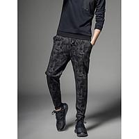 mens mid rise micro elastic chinos pants active slim camouflage