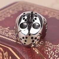 Men\'s Europe Personality Skull Titanium Steel Ring