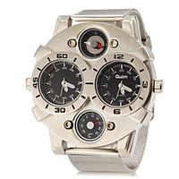 Men\'s Multi-Functional Symmetrical Dial Alloy Band Quartz Analog Fashion Watch (Assorted Colors) Wrist Watch Cool Watch Unique Watch