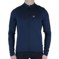 Merlin Wear Core Long Sleeve Cycling Jersey - Blue / Medium