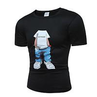 men s fashion casual printing large size short sleeved t shirt