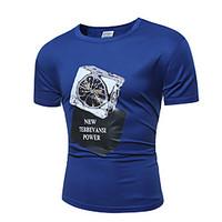 men s fashion casual printing large size short sleeved t shirt