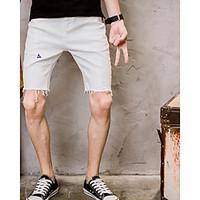 mens mid rise strenchy shorts pants street chic loose solid