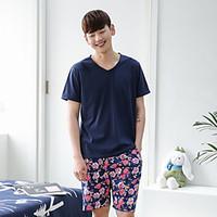 Men single jersey Pajama siut Two pieces