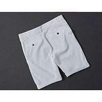 mens mid rise micro elastic chinos pants simple straight solid