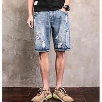 mens mid rise micro elastic shorts pants simple wide leg solid