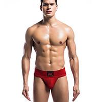Men Patchwork Boxers Underwear, PU