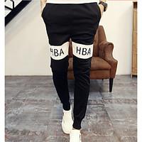 mens mid rise micro elastic sweatpants pants active loose solid