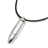 mens necklace with black leather chain mens jewelry