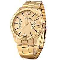 Men\'s Dress Watch Fashion Watch Chinese Quartz Metal Alloy Band Vintage Gold