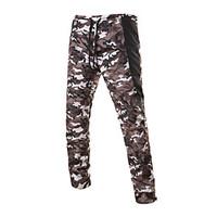 Men\'s Mid Rise strenchy Chinos Sweatpants Pants, Active Loose Stripe Animal Pattern Camouflage