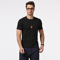 mens casualdaily street chic t shirt geometric round neck short sleeve ...