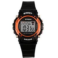 Men\'s Fashion Watch Digital Watch Digital PU Band Black