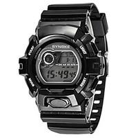 mens fashion watch digital watch digital silicone band black