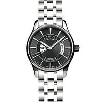 Men\'s Fashion Watch Quartz Alloy Band Silver