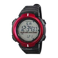 Men\'s Sport Watch Digital Watch Chinese Digital Calendar Water Resistant / Water Proof Stopwatch Rubber Band Black