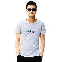 mens casualdaily holiday simple street chic summer fall t shirt animal ...