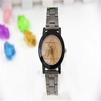 Men\'s Fashion Watch Quartz Alloy Band Silver