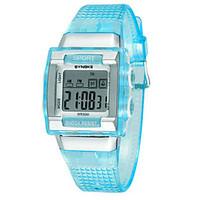 mens fashion watch digital silicone band black white blue green pink