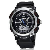 mens fashion watch digital watch chinese digital rubber band black bro ...