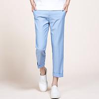 mens mid rise inelastic chinos pants simple slim pure color solid