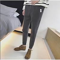 mens mid rise strenchy chinos sweatpants pants street chic slim solid