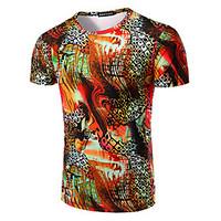 mens casualdaily club boho punk gothic t shirt geometric round neck sh ...