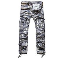 mens mid rise micro elastic sweatpants pants active slim camouflage