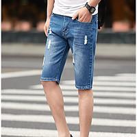 mens mid rise strenchy jeans pants street chic slim solid