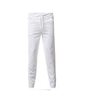 mens mid rise micro elastic chinos pants simple harem solid