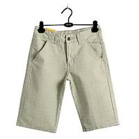 mens mid rise micro elastic shorts pants simple straight solid