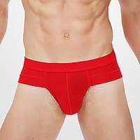 Men Solid Shaping Panties Boxers Underwear, Polyester