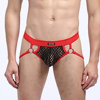 Men Solid Shaping Panties Boxers Underwear, Polyester