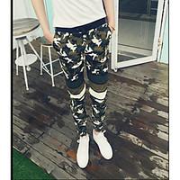 mens low rise strenchy chinos sweatpants pants street chic straight sl ...