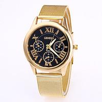 Men\'s Fashion Watch Chinese Quartz Stainless Steel Band Cool Rose Gold