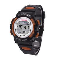 Men\'s Sport Watch Digital Watch Chinese Digital Silicone Band Black