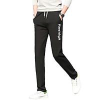 mens low rise micro elastic sweatpants pants street chic loose solid