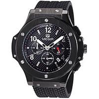 MEGIR Men\'s Women\'s Unisex Sport Watch Military Watch Fashion Watch Wrist watch Calendar Noctilucent Swiss Designer Quartz Genuine Leather