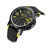 Men\'s Women\'s Unisex Sport Watch Military Watch Fashion Watch Wrist watch Quartz Silicone Band Vintage Casual Multi-Colored