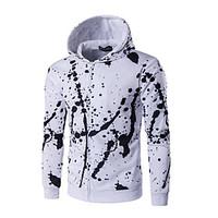 mens casualdaily sports active simple hoodie print shirt collar micro  ...