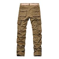 mens high rise strenchy chinos pants street chic straight solid