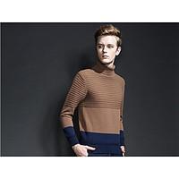 mens casual simple regular cardigan solid round neck long sleeve cotto ...