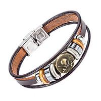 mens leather bracelet jewelry natural fashion leather alloy irregular  ...