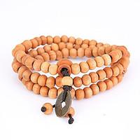 Men\'s Strand Bracelet Wrap Bracelet Jewelry Natural Fashion Wood Irregular Jewelry For Special Occasion Gift Sports 1pc