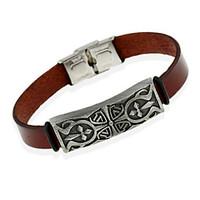 mens leather bracelet jewelry natural fashion leather alloy irregular  ...