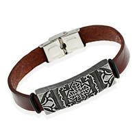 mens leather bracelet jewelry natural fashion leather alloy irregular  ...